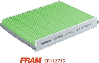 Салонный фильтр Fram CabinHepa+. Артикул CFH12735