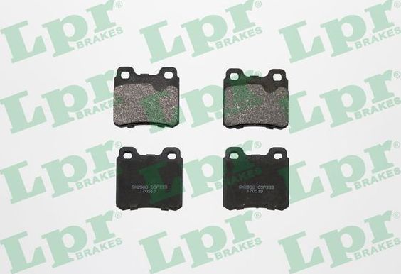 Тормозные колодки LPR. Артикул 05P333