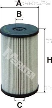 Топливный фильтр MFilter для SEAT Toledo III 2004-2009. Артикул DE 3128