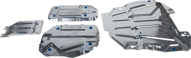 Защита Rival для картера, КПП, топливного бака и редуктора Lexus NX 250 2021-2026. Артикул KZZZ.9534.1