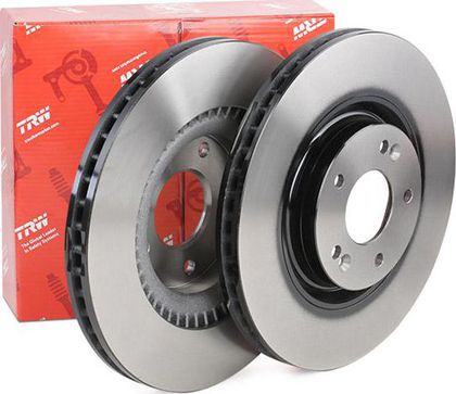 Тормозной диск TRW передний для Kia Sportage IV 2015-2024. Артикул DF7592