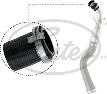 Патрубок интеркулера Gates левый для Land Rover Range Rover III 2006-2012. Артикул 09-0570