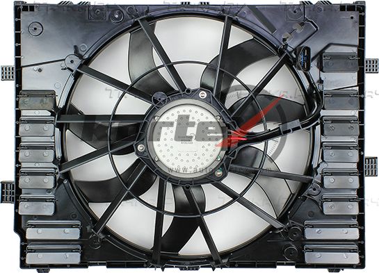 Вентилятор радиатора VW Touareg II 10- 600W (Kortex). Артикул KFD158