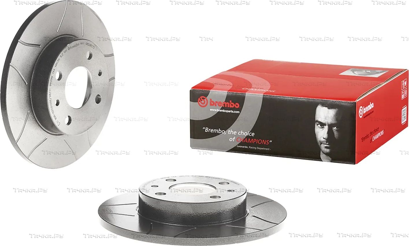 Тормозной диск Brembo XTRA LINE - Max задний для Alfa Romeo 33 II 1990-1994. Артикул 08.5085.75