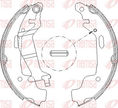 Тормозные колодки Remsa. Артикул 4145.00