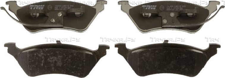 Тормозные колодки TRW COTEC. Артикул GDB4130