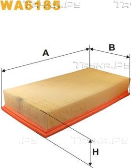 Воздушный фильтр WIX Filters для Citroen BX 1984-1994. Артикул WA6185