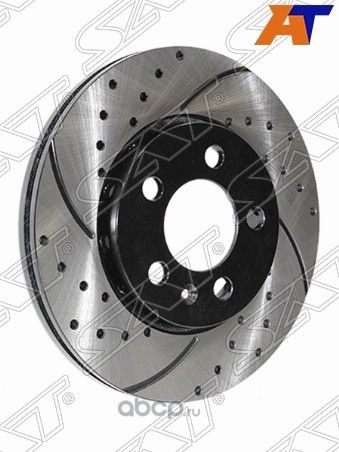 Комплект дисков тормозных передний перфорированные (SAT). Артикул ST6R615301PF