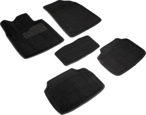 Коврики Seintex 3D ворсовые для салона Changan UNI-V 2022-2025 Черные. Артикул 98838