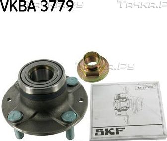 Ступица колеса с интегрированным подшипником (в сборе) SKF передняя для Mazda MX-5 II (NB) 1998-2005. Артикул VKBA 3779