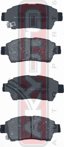 Тормозные колодки Akyoto Packing AKYOTO. Артикул AKD-1211