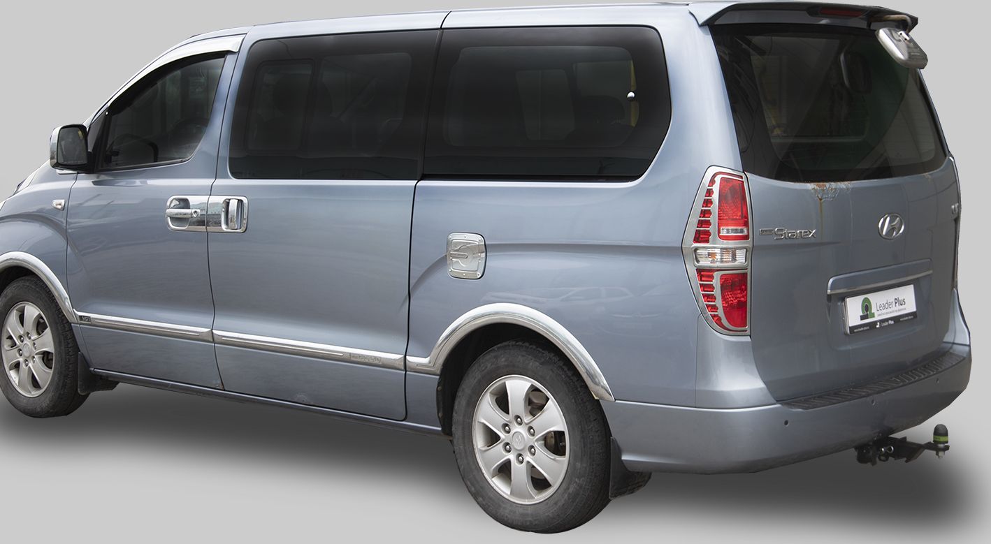 Фаркоп Лидер-Плюс под американский квадрат для Hyundai H1 Grand Starex 2007-2026. Артикул H214-E