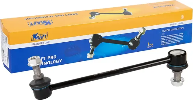 Тяга/стойка стабилизатора (Kraft). Артикул KT202065