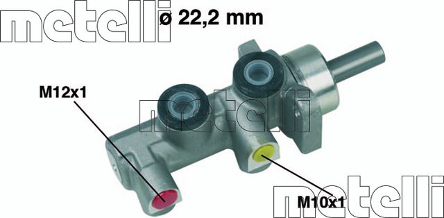 Тормозной цилиндр главный Metelli (алюминий) для Opel Calibra 1990-1997. Артикул 05-0229