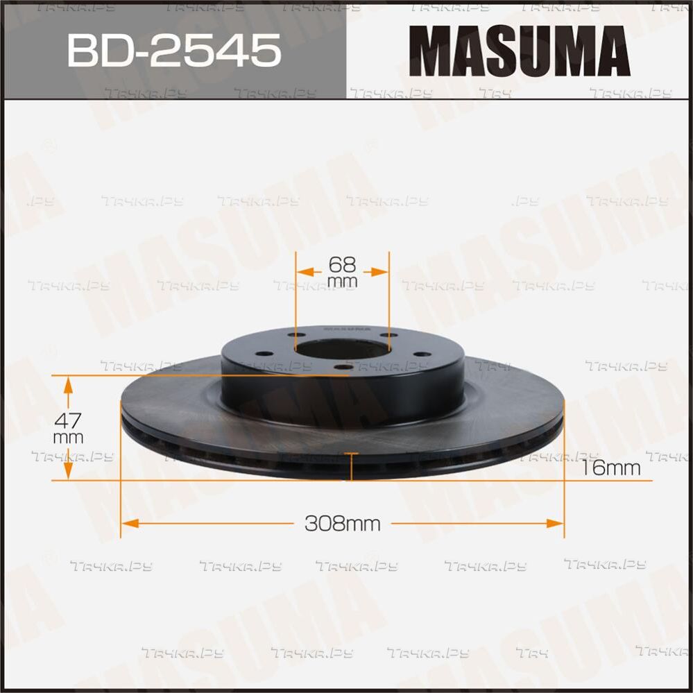 Диск тормозной MASUMA,. Артикул BD2545