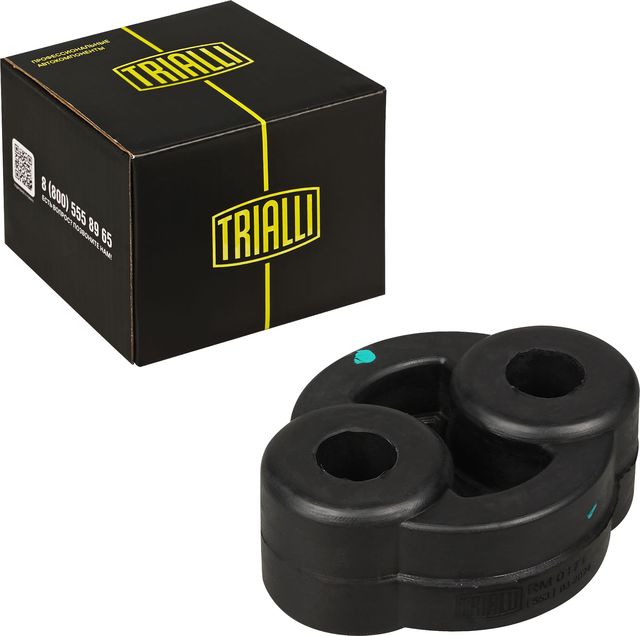 Глушитель Trialli (резина) для Toyota Yaris Verso 1999-2005. Артикул RM 0171