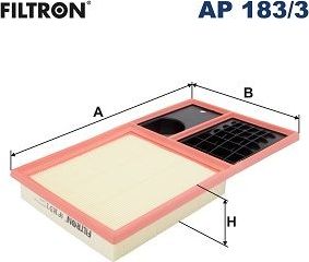 Воздушный фильтр Filtron. Артикул AP 183/8