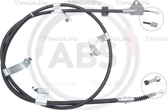 Трос ручника (тросик ручного тормоза) ABS. Артикул K14031