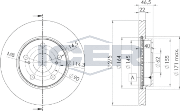 Тормозной диск Icer. Артикул 78BD2890-2
