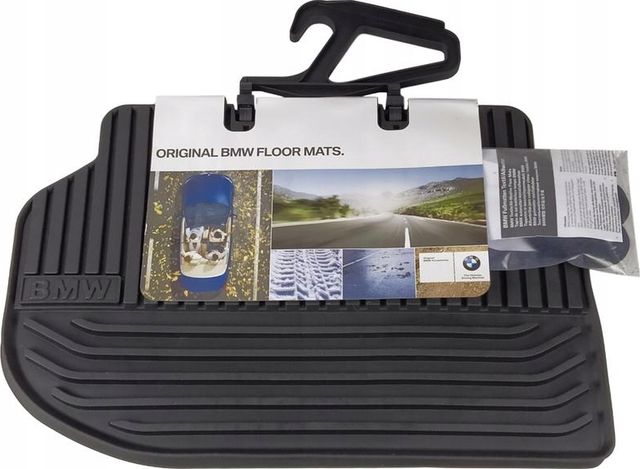 Коврики BMW оригинальные 3D для салона BMW 5 F10, F11 2009-2013 задние. Артикул 51472153889