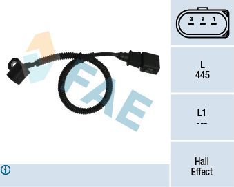 Датчик положения распредвала FAE для Volkswagen Lupo 1999-2005. Артикул 79164