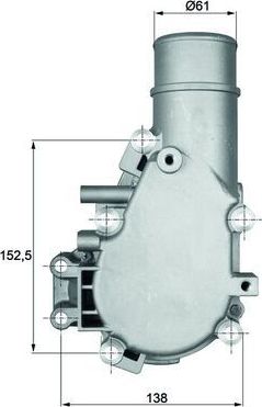 Термостат Mahle Behr. Артикул TI 136 84