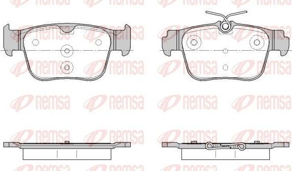 Тормозные колодки Remsa. Артикул 1945.00