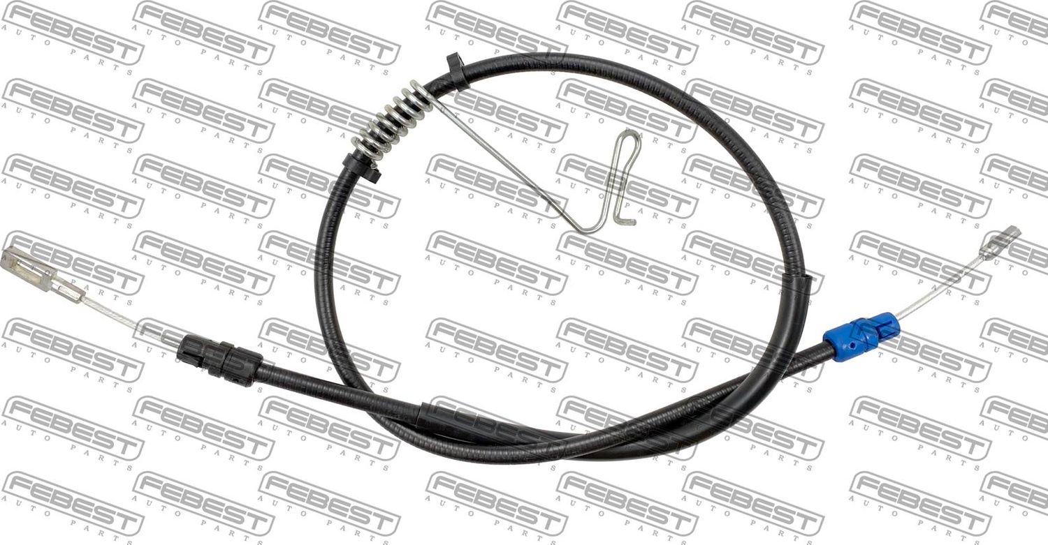 Трос ручника (тросик ручного тормоза) Febest. Артикул 2199-TT92WHRH