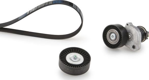 Приводной ремень поликлиновой с роликами (комплект) Gates Micro-V® для Mercedes-Benz CLC-Класс 2008-2009. Артикул K017PK2418