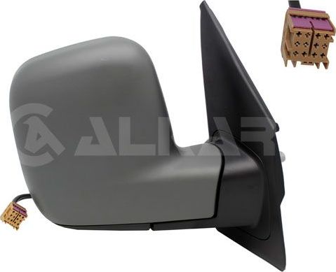 Зеркало боковое Alkar правое для Volkswagen Multivan T5 2003-2009. Артикул 9240985