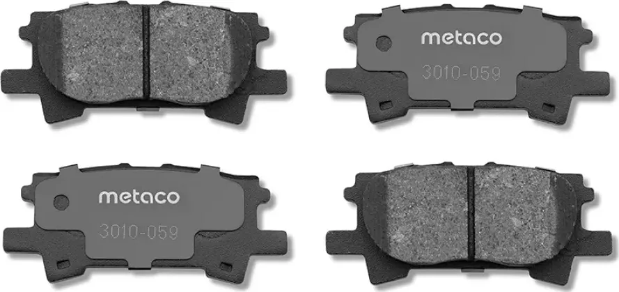 Колодки тормозные LEXUS RX300 03- задн. (Metaco) Metaco. Артикул 3010059
