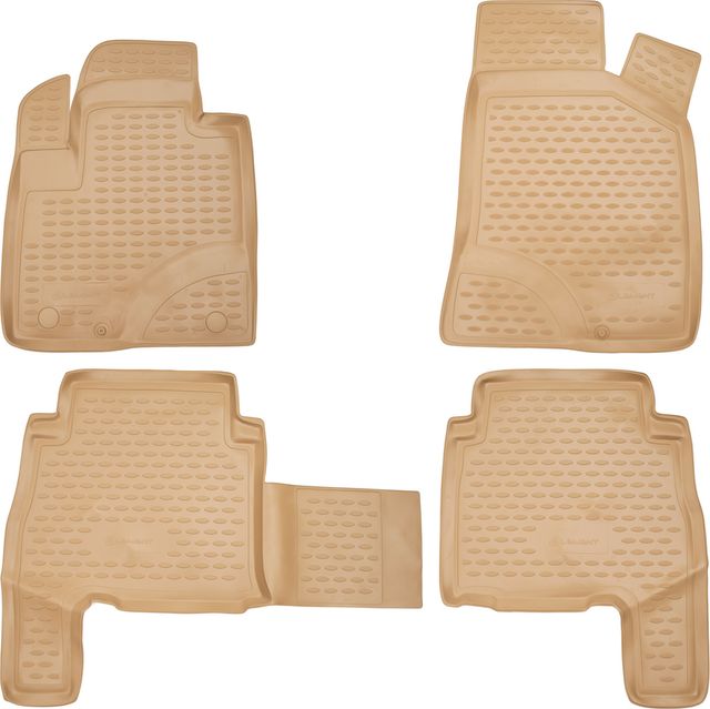 Коврики Element для салона Hyundai Santa Fe II 2006-2010 БЕЖЕВЫЕ. Артикул NLC.20.18.212k