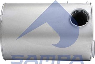 Глушитель (задняя часть) Sampa. Артикул 031.392