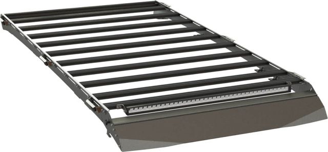 Экспедиционный багажник STC для Toyota Land Cruiser 300 2021-2026 шторка, дальний и рабочий свет. Артикул STC-TLC300-TR1-L1L3