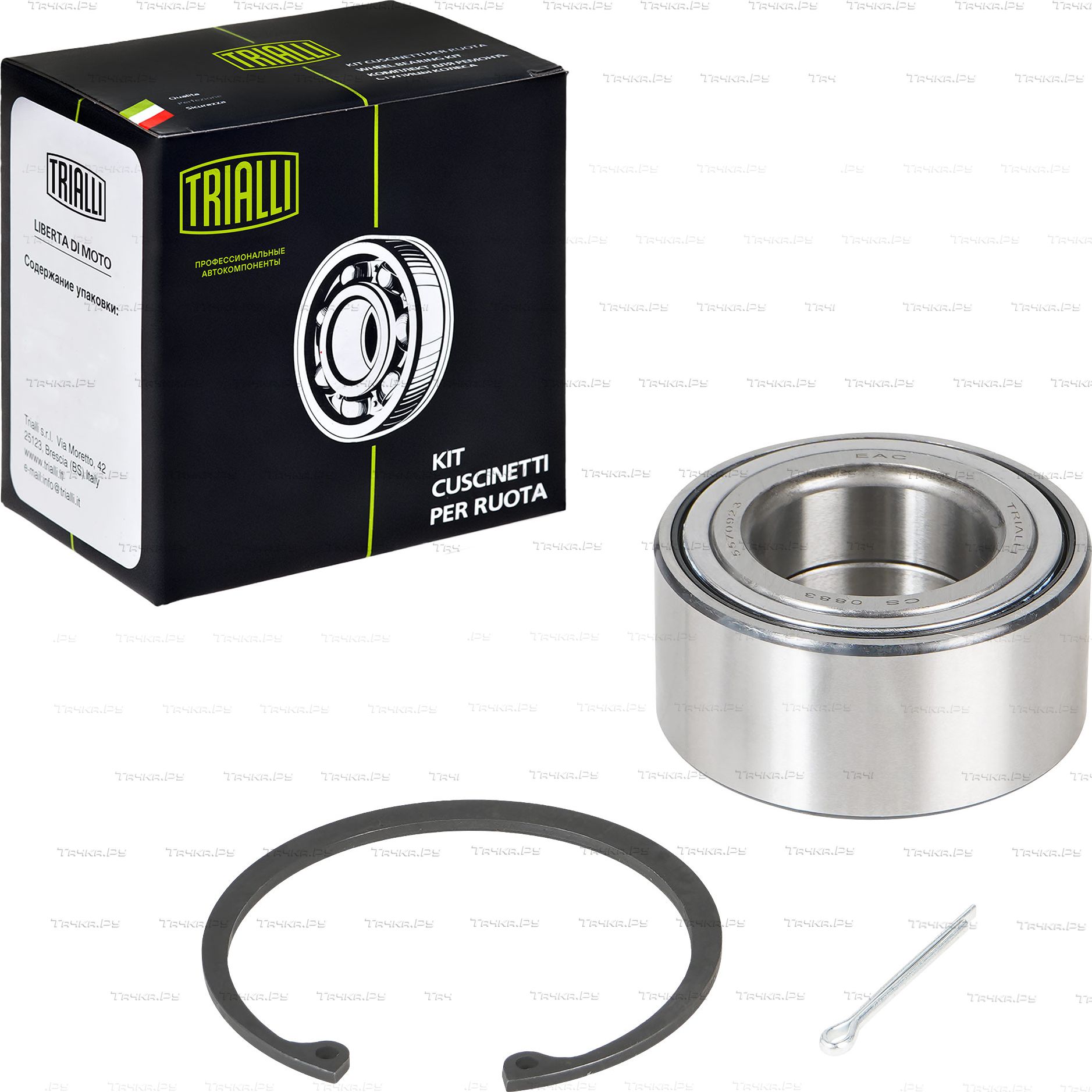 Ступичный подшипник (комплект) Trialli передний для Hyundai Matrix I 2001-2010. Артикул CS 0883
