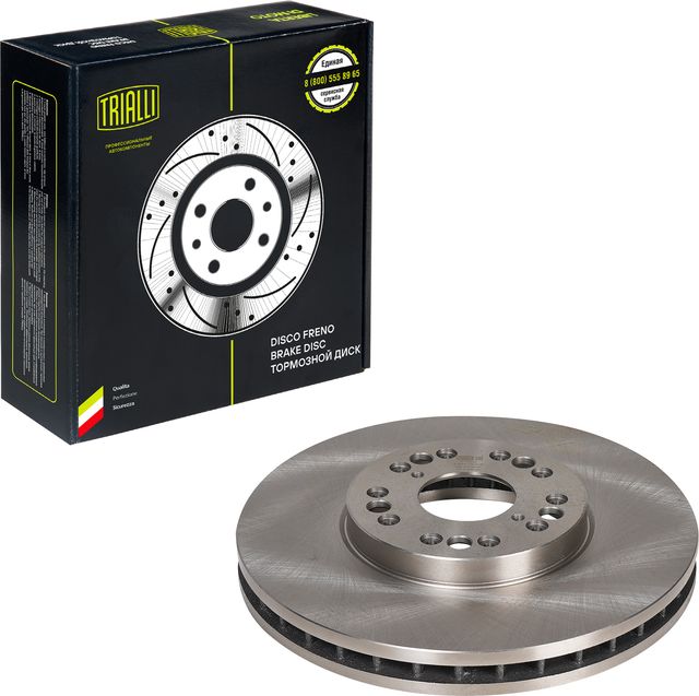 Тормозной диск Trialli передний для Lexus SC II 2001-2010. Артикул DF 190116