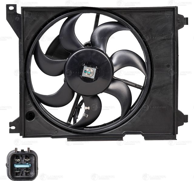 Вентилятор кондиционера Luzar для Kia Magentis I 2001-2006. Артикул LFAC 0805