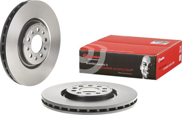 Тормозной диск Brembo UV Coated передний для Jeep Cherokee V (KL) 2013-2026. Артикул 09.N268.11