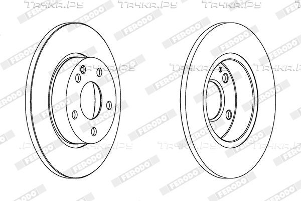 Тормозной диск Ferodo PREMIER High Carbon. Артикул DDF1219C