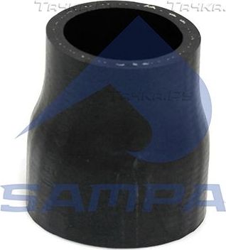 Патрубок радиатора (системы охлаждения) Sampa. Артикул 040.419