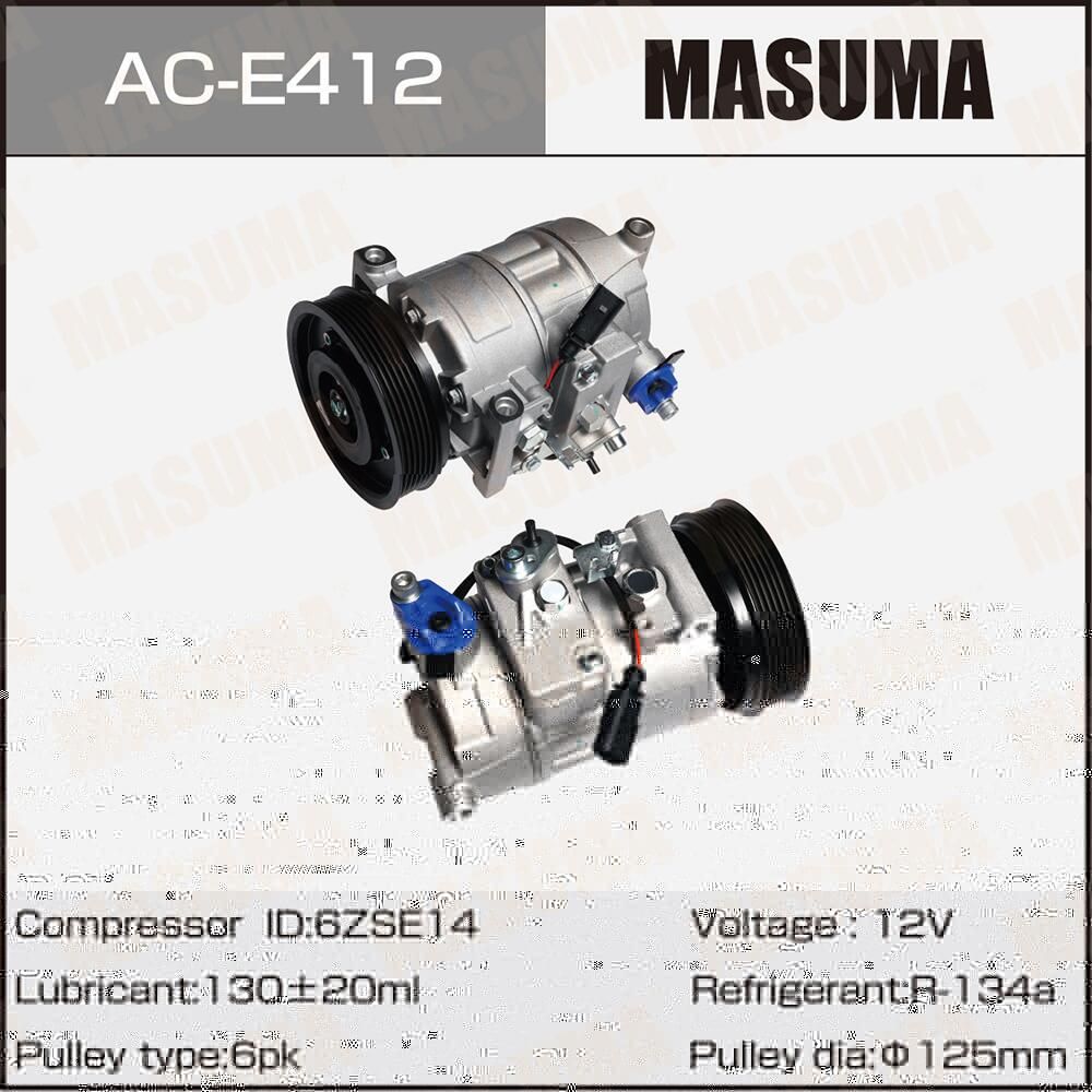 Компрессоры кондиционера , 4, 8, 7 , , , (Masuma). Артикул ACE412