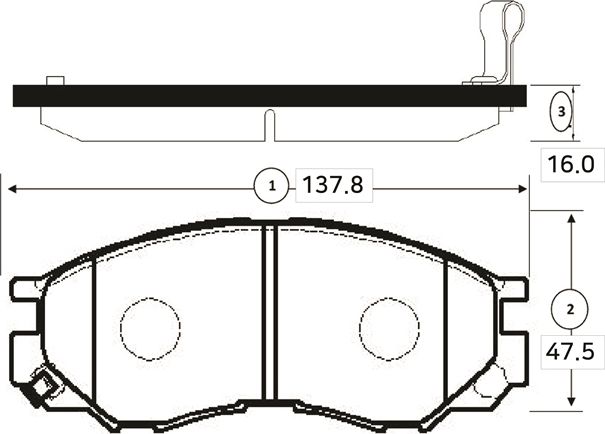 Тормозные колодки CTR. Артикул GK0620