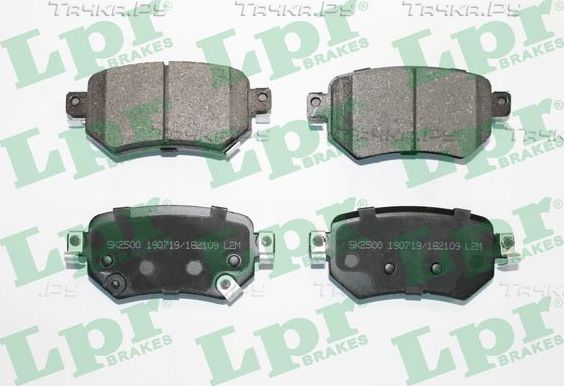 Тормозные колодки LPR. Артикул 05P2109