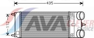 Интеркулер AVA. Артикул PEA4353