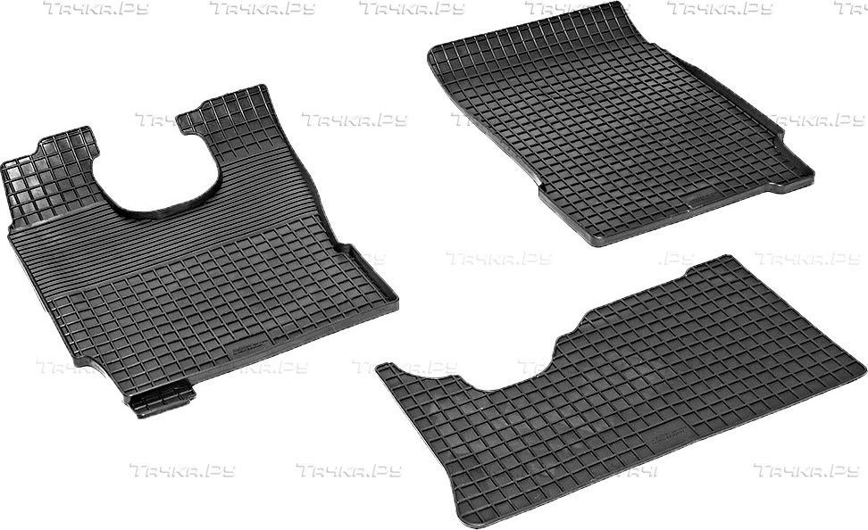 Коврики резиновые Seintex с узором сетка для салона Iveco Eurocargo 2003-2026. Артикул 84042