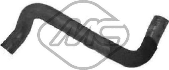 Патрубок системы охлаждения (радиатора) Metalcaucho верхний для Dacia Logan I 2006-2012. Артикул 09505