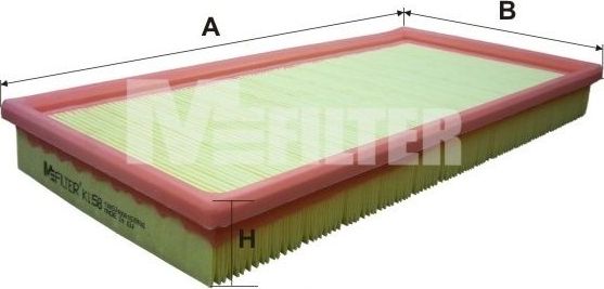 Воздушный фильтр MFilter для Volvo 240 Series 1974-1993. Артикул K 158