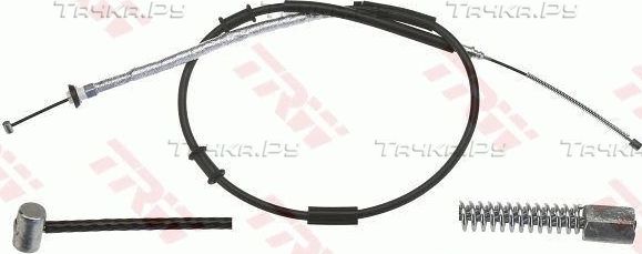 Трос ручника (тросик ручного тормоза) TRW. Артикул GCH452