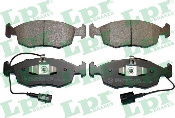 Тормозные колодки LPR. Артикул 05P1653