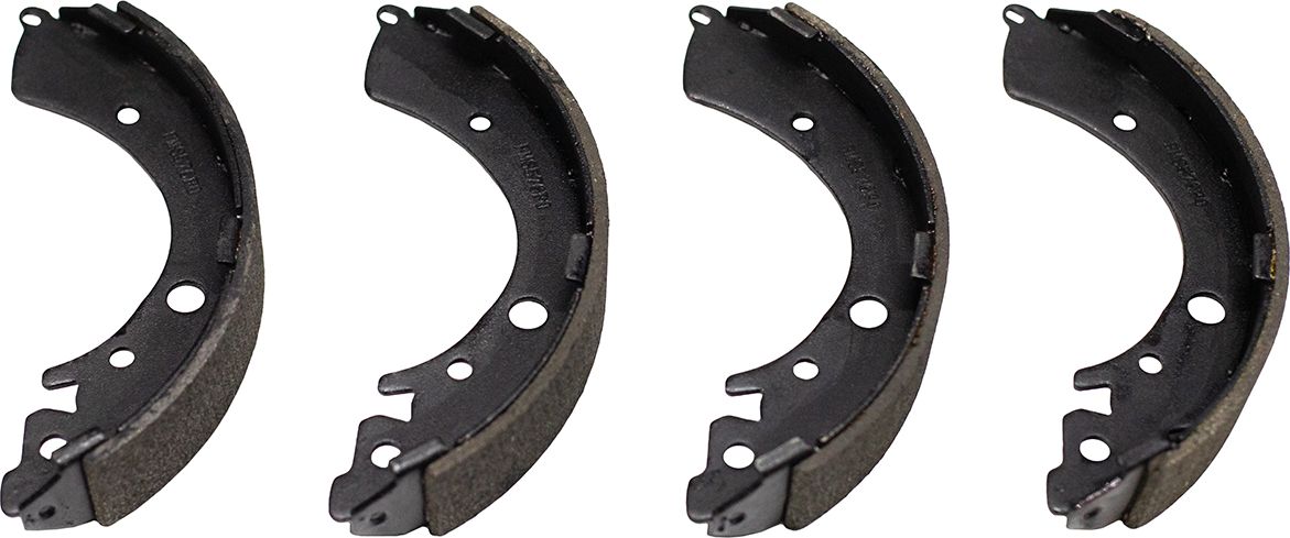 Колодки тормозные задние барабанные (Low Metallic) (Cworks). Артикул C14CR0015